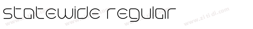 statewide regular字体转换
